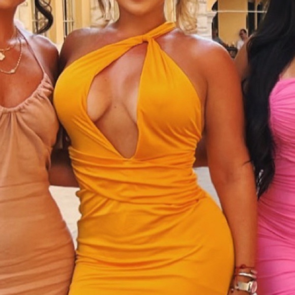 Beautiful BaoBab orange dress, in size small